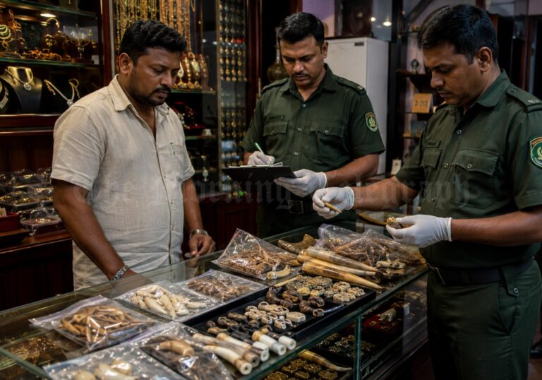 Kitulgala wildlife trafficking case involving jewellery shop and protected animal parts