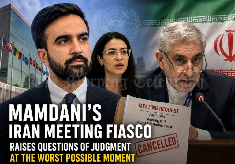 Mamdani Iran meeting controversy involving New York City Hall, Iran’s UN ambassador and concerns over diplomatic judgment