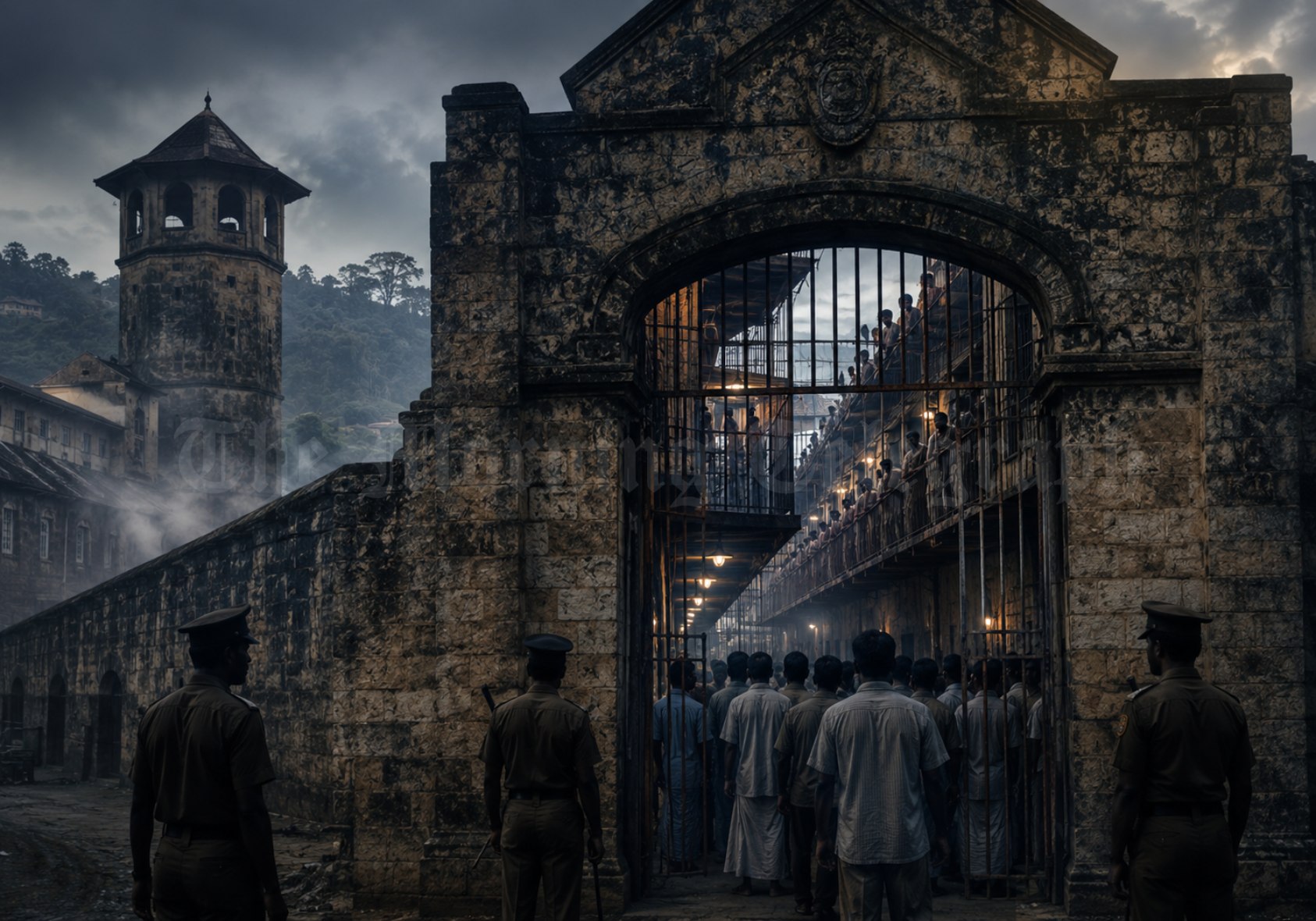 Old Bogambara Prison in Kandy reopened after deadly Negombo Prison riot and overcrowding crisis