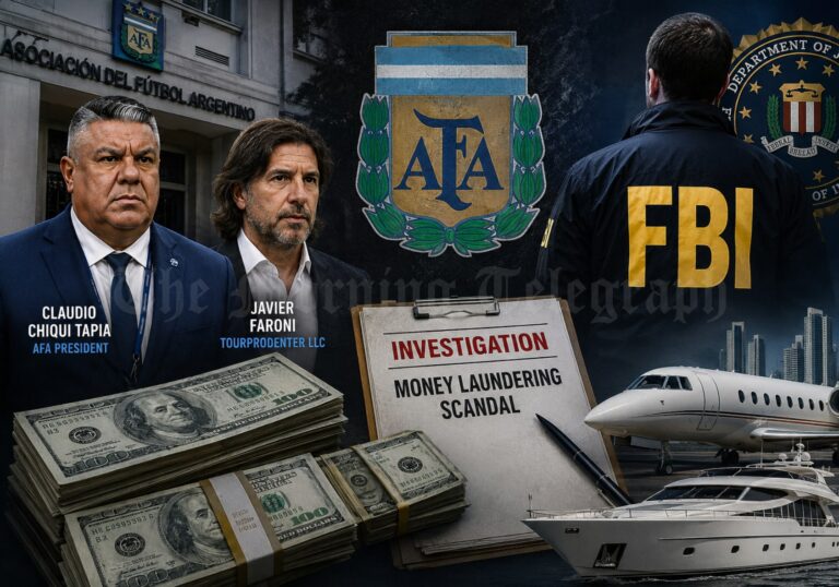 AFA money laundering scandal involving Argentina football funds and FBI financial investigation