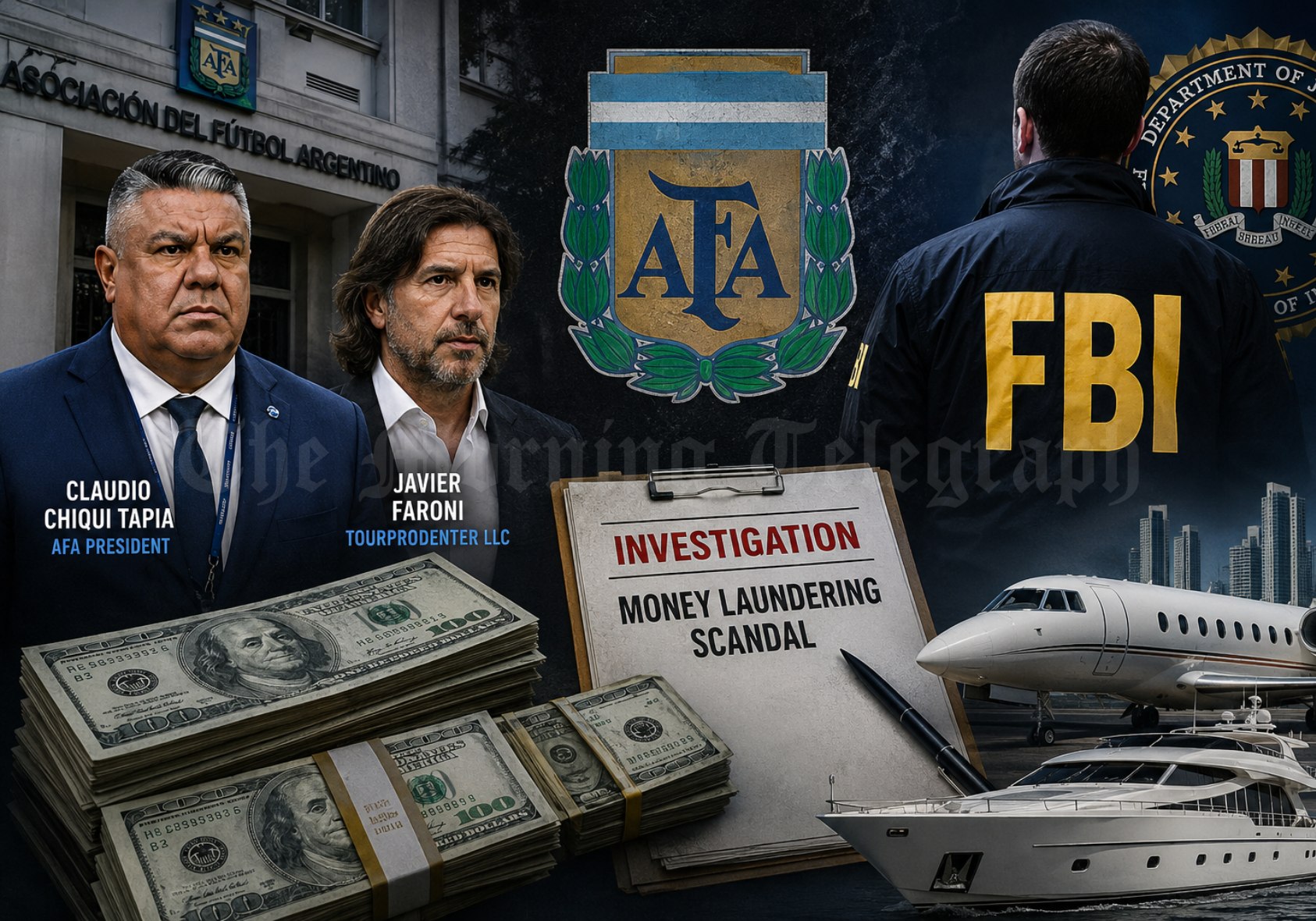AFA money laundering scandal involving Argentina football funds and FBI financial investigation
