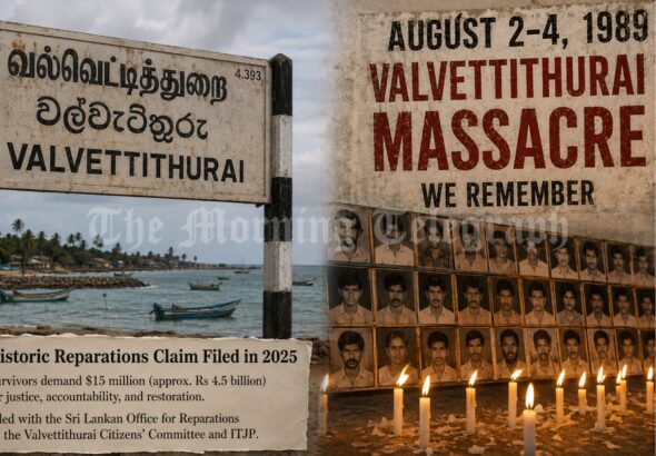 Valvettithurai Massacre reparations claim over 1989 civilian killings in northern Sri Lanka