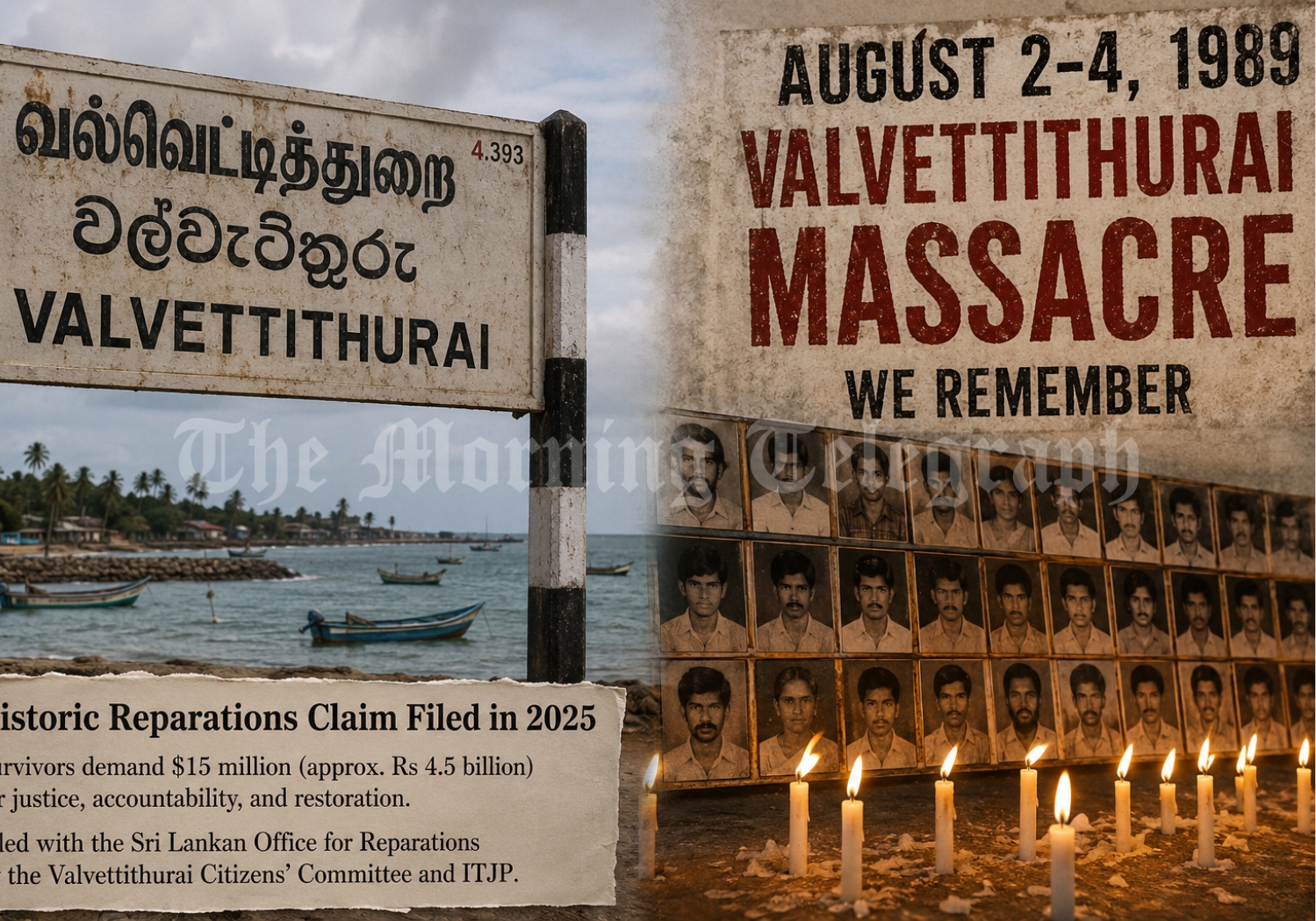 Valvettithurai Massacre reparations claim over 1989 civilian killings in northern Sri Lanka