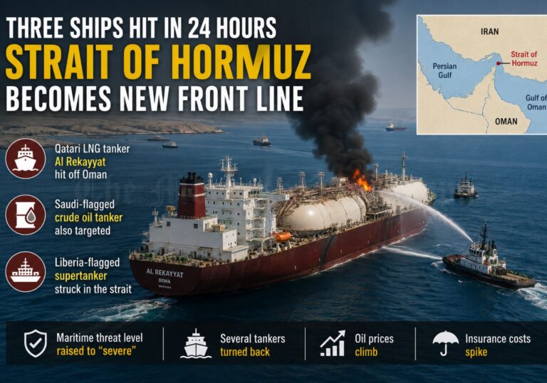 Strait of Hormuz attacks threaten tankers and commercial shipping in the Gulf