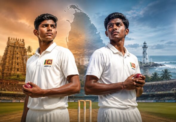 Sri Lanka Under-19 selections unite Latheendra Akash and Vigneswaran Akash, two young cricketers from opposite ends of the island.