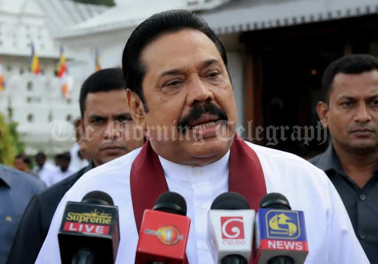 Mahinda Rajapaksa retirement remarks after visiting Sri Dalada Maligawa in Kandy