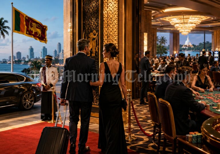 High-end casino lounge representing Sri Lanka casino tourism and luxury travel growth