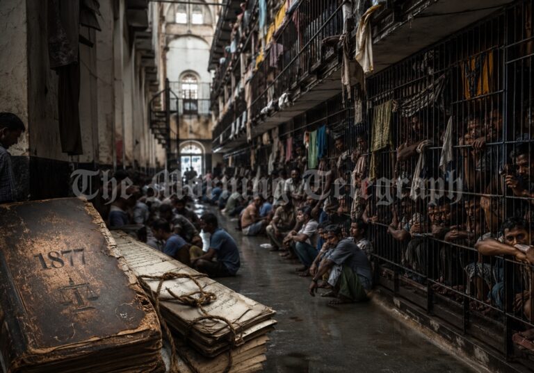 Sri Lanka prison crisis showing overcrowded detention conditions and urgent calls for prison reform