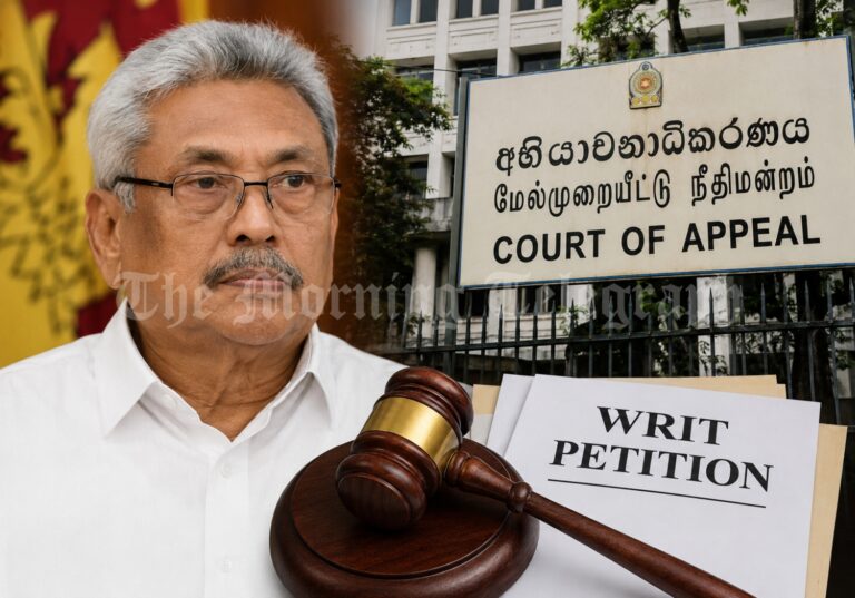 Court of Appeal hearing on the Gotabaya Rajapaksa writ petition linked to the Easter Sunday attacks investigation