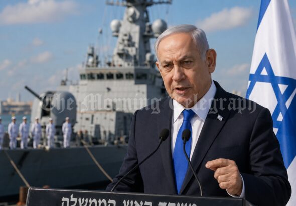 Netanyahu sea navigation statement during Israeli naval security visit