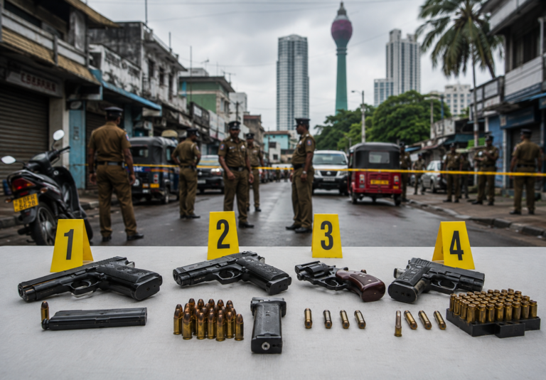 Sri Lanka gun violence investigation into organized shootings, hired gunmen and criminal syndicate networks in 2026