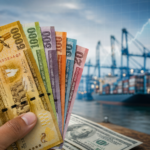 Sri Lanka rupee and US dollar illustrating foreign currency inflows and the widening trade deficit