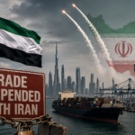 UAE Iran trade suspension amid rising tensions over ballistic missile allegations and disruption in the Strait of Hormuz