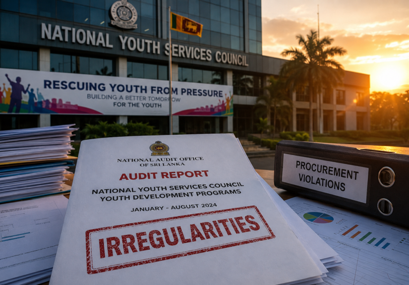 National Youth Services Council audit into youth relief spending and procurement failures in Sri Lanka