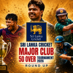 Major Clubs Limited Over Tournament 2026 roundup featuring Sri Lankan club cricketers and tournament branding