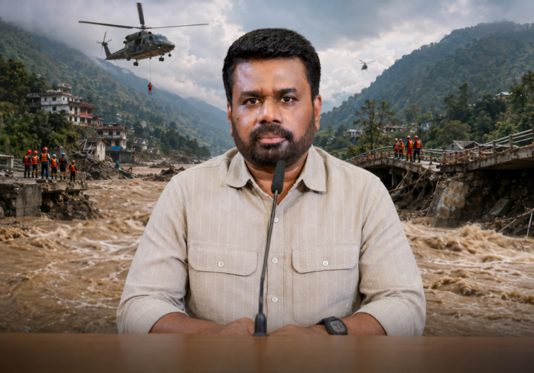 Sri Lankan President Anura Kumara Dissanayake as Nepal Tibet floods trigger a major rescue operation