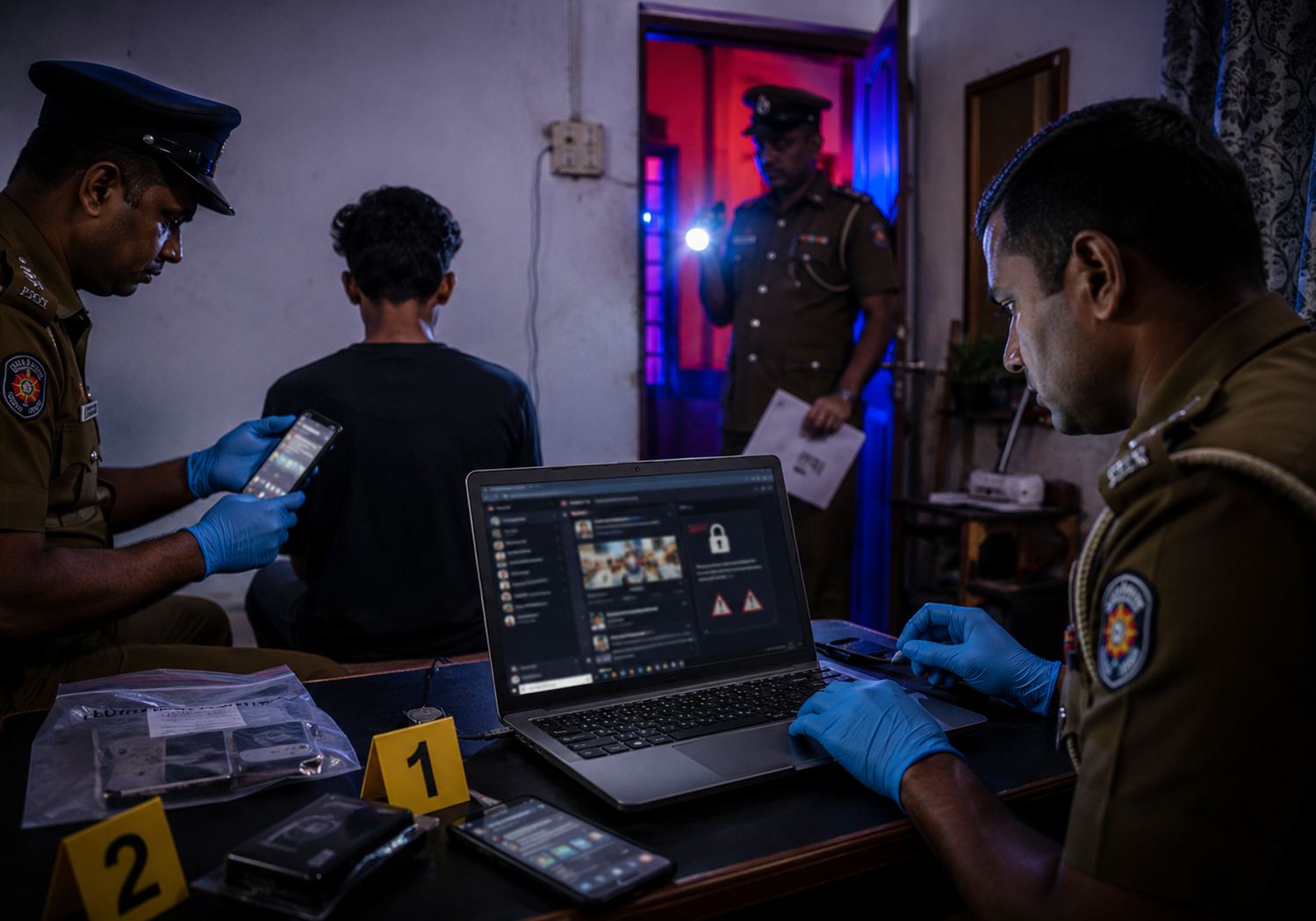 Beliatta Facebook arrest involving alleged obscene content network targeting women and minors