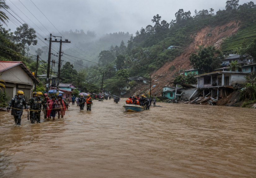 Sri Lanka severe weather causes flooding and landslides across affected districts