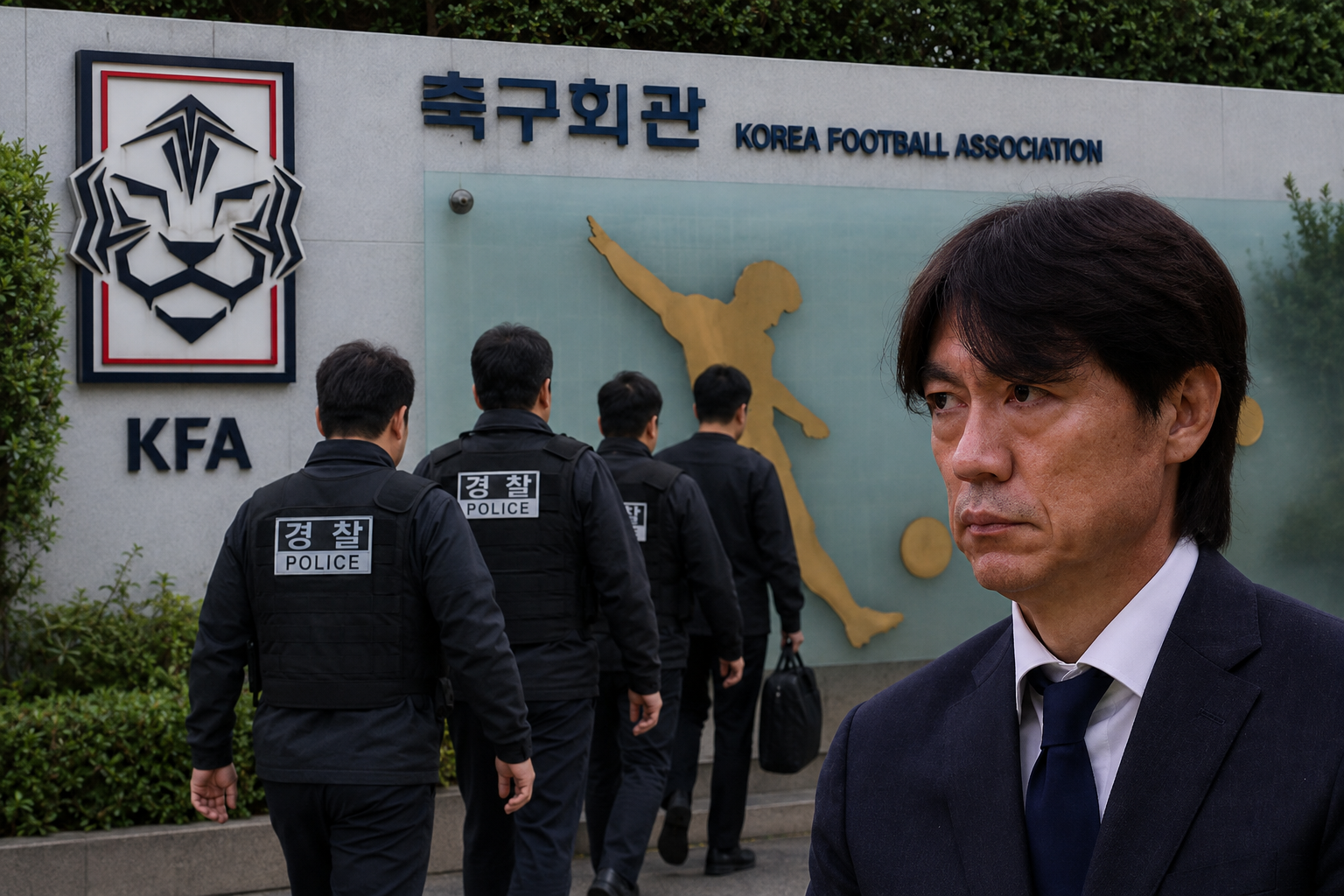 South Korean police raided the Korea Football Association