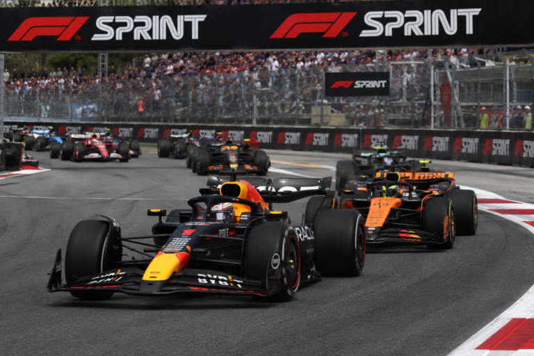 Formula One sprint races featuring F1 cars competing during a Saturday sprint event