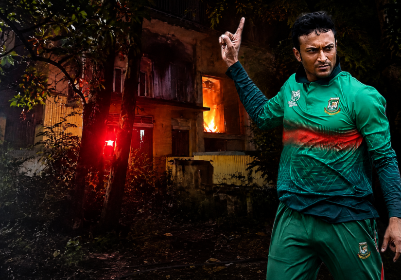 Shakib Al Hasan’s Home Attacked