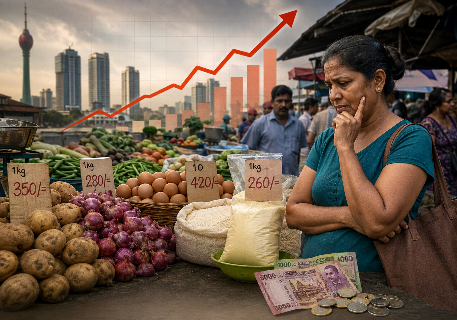 Sri Lanka inflation rises to 8.0% in August 2026 amid higher food prices and pressure on household spending