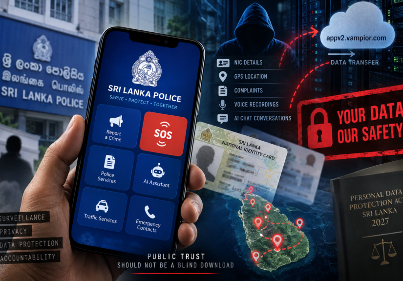 Sri Lanka Police App Privacy Concerns