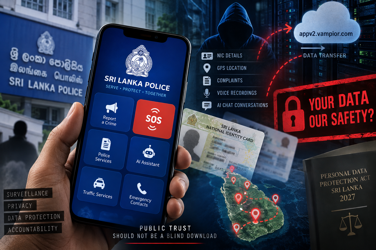 Sri Lanka Police App Privacy Concerns