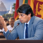 Ramanathan Archchuna addressing a political rally in Sri Lanka