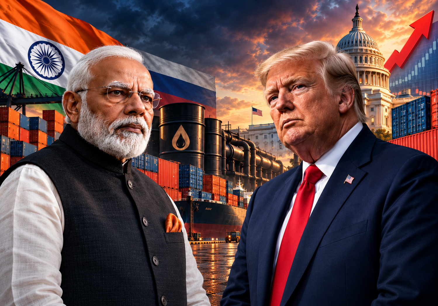 Modi Trump Energy Trade Showdown