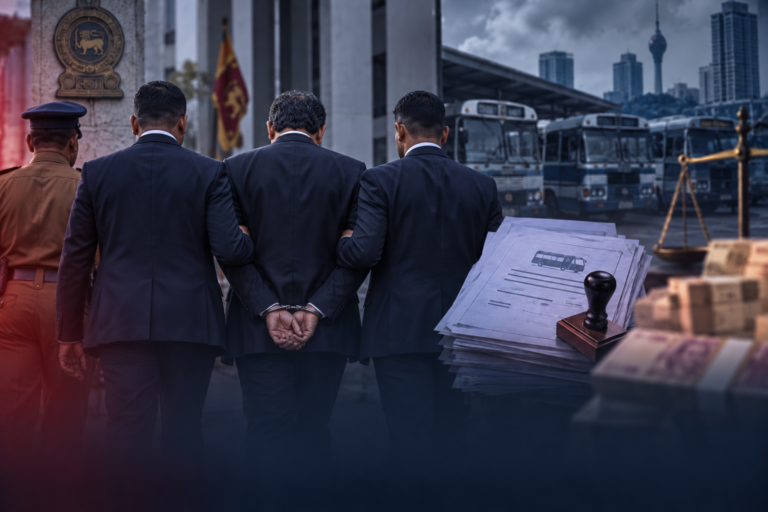 Corruption Arrest at Sri Lankan Depot