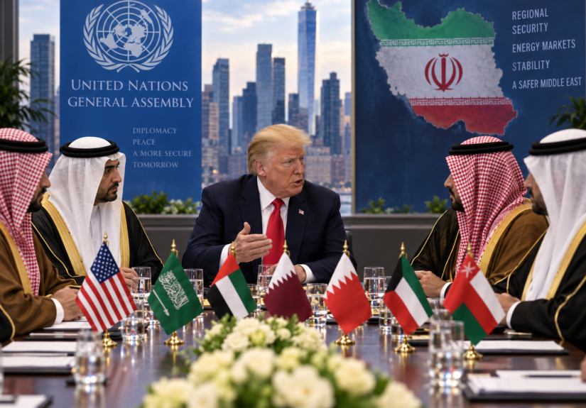 Trump Iran war talks with Gulf leaders during UN meetings in New York