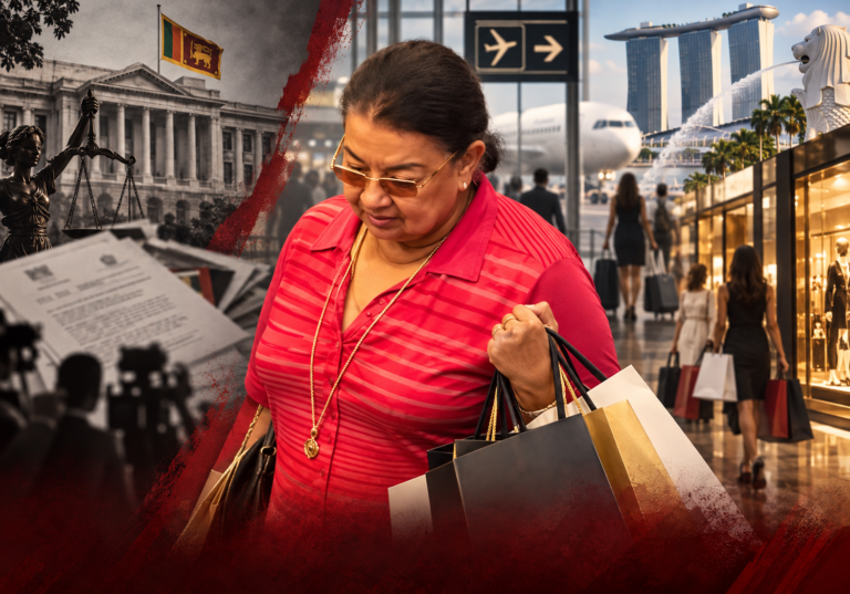 Shiranthi Rajapaksa Singapore trip amid FCID inquiry and medical treatment reports