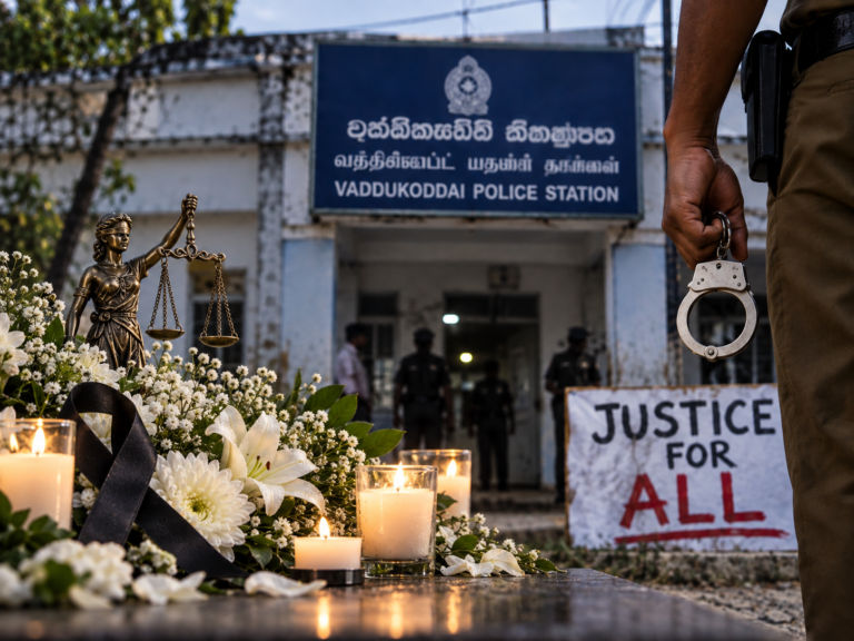 Nagarasa Alex custodial death case following alleged police torture in Vaddukoddai, Jaffna