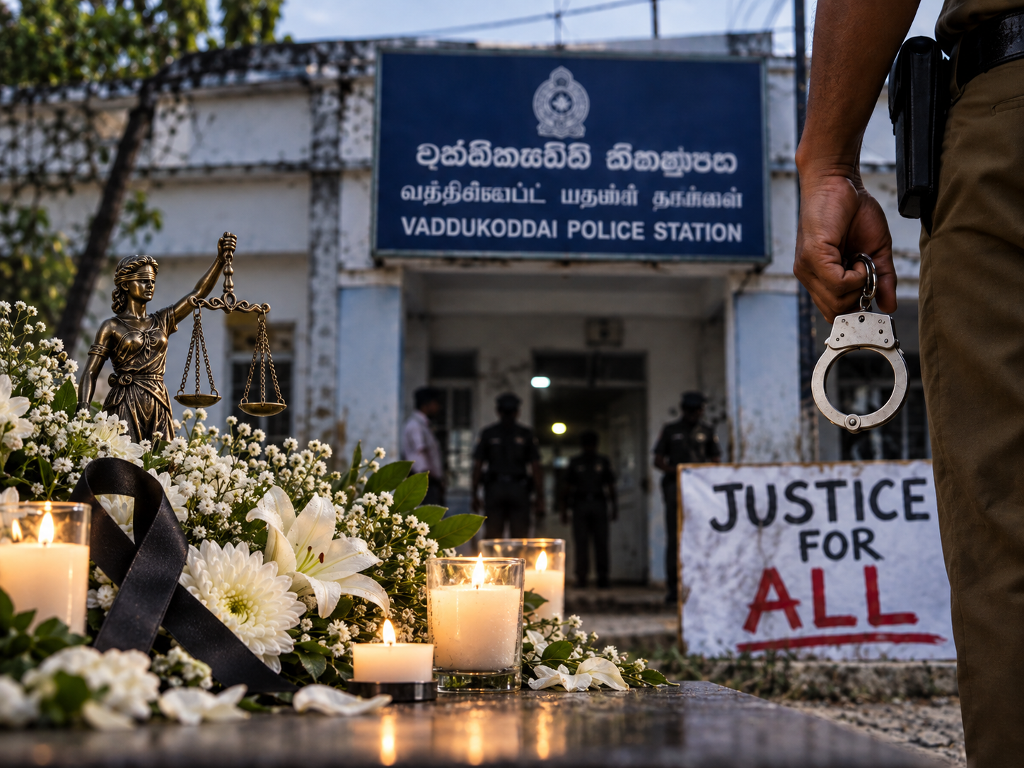 Nagarasa Alex custodial death case following alleged police torture in Vaddukoddai, Jaffna
