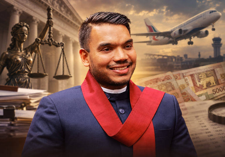 Namal Rajapaksa Airbus investigation involving alleged Rs. 100 million payment