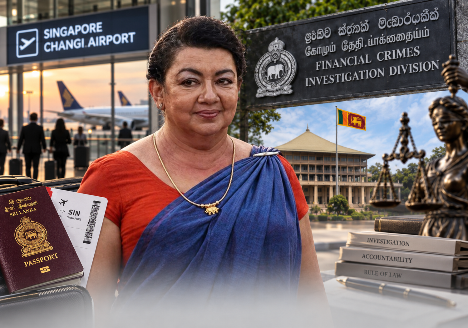 Sri Lankan government and judicial institutions amid debate over accountability and reform.