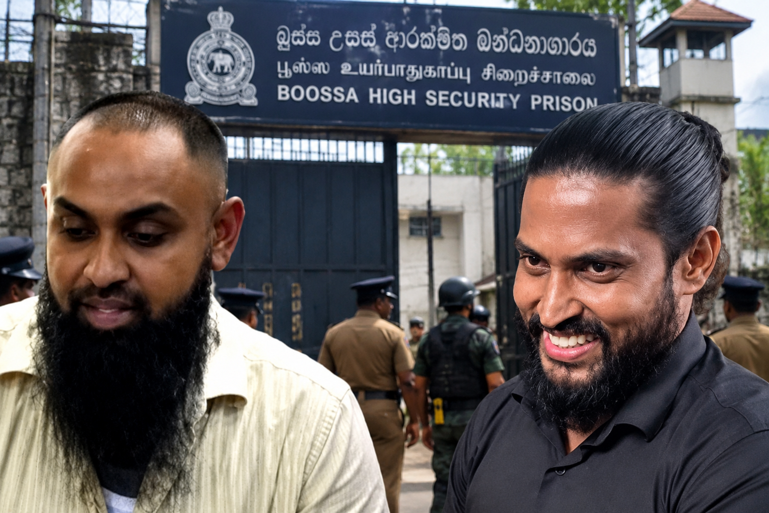 Boossa high-security prison where Harak Kata and Kehelbaddara Padme were involved in an altercation.