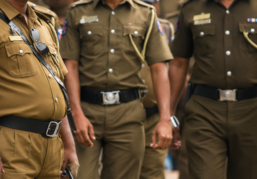 Sri Lanka Police officers as Government prepares redesigned police uniform