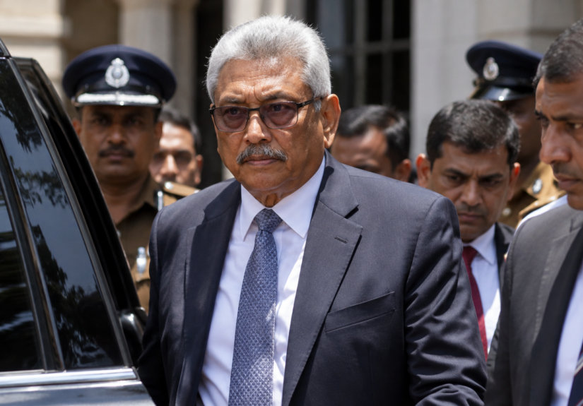 Former President Gotabaya Rajapaksa gives evidence in court over the 2011 disappearance of activists Lalith Kumar Weeraraj and Kugan Muruganandan.