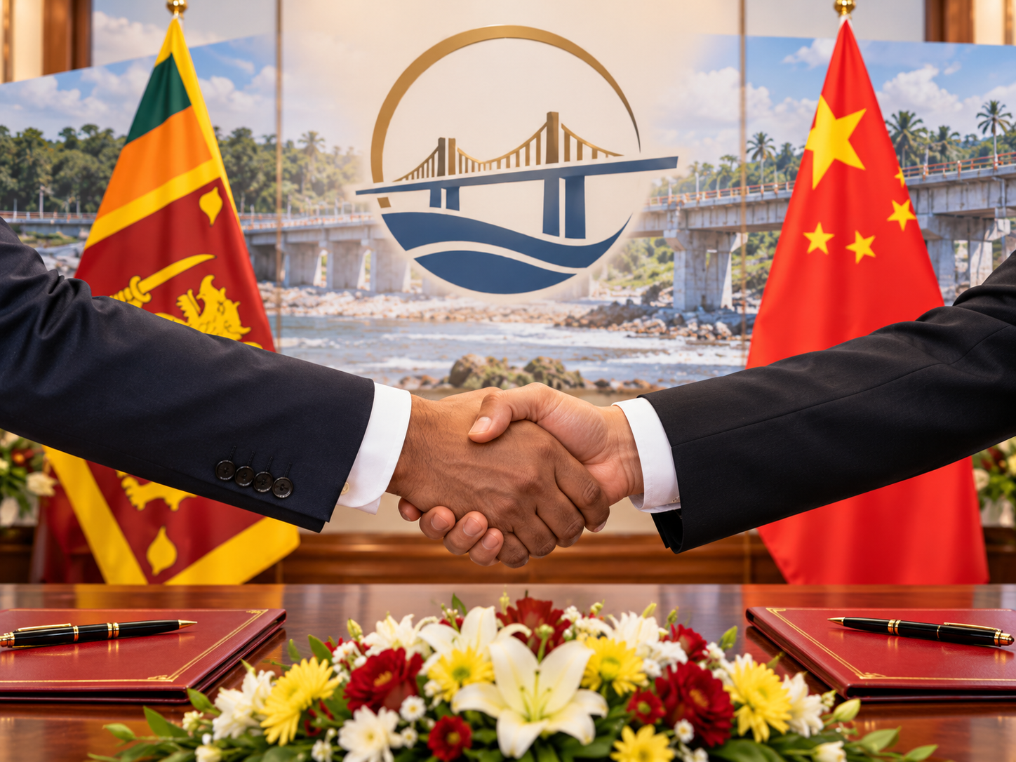Sri Lanka and China sign an agreement for Chinese-funded reconstruction of 14 major bridges damaged or destroyed by Cyclone Ditwah.