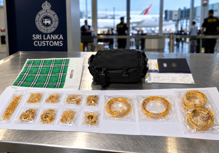Gold jewellery seized following the BIA gold jewellery arrest
