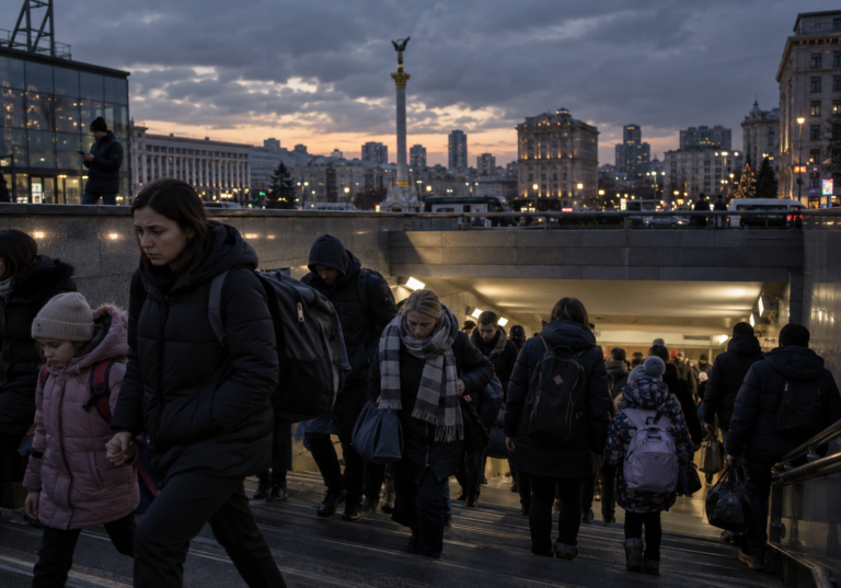 Kyiv air raid alerts intensify as residents shelter during sustained Russian drone and missile attacks