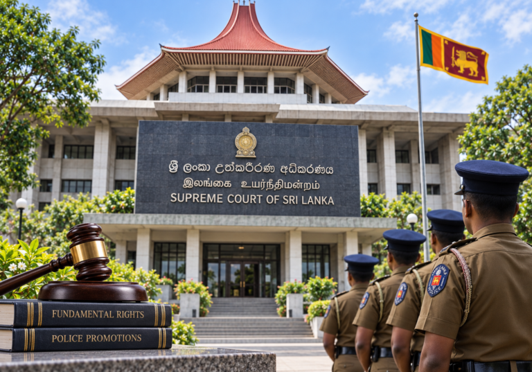 Sri Lanka Supreme Court ruling on police promotion schemes challenged by police officers