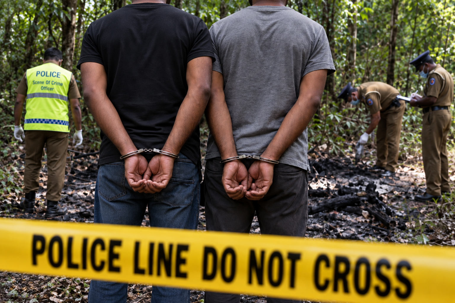 Thalathuoya murder investigation involving two suspects arrested over the killing and burning of a 29-year-old man