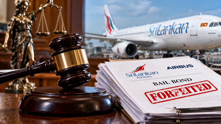 Court order involving Rs. 40 million in bail bonds in SriLankan Airlines Airbus investigation