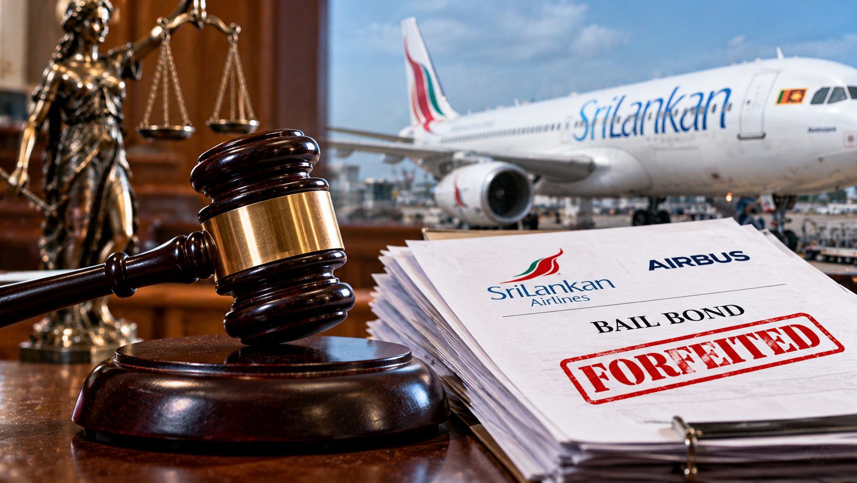 Court order involving Rs. 40 million in bail bonds in SriLankan Airlines Airbus investigation