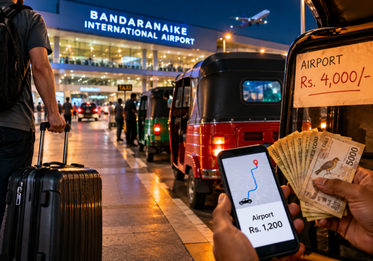 Colombo Airport Tuk-Tuk Fare Dispute