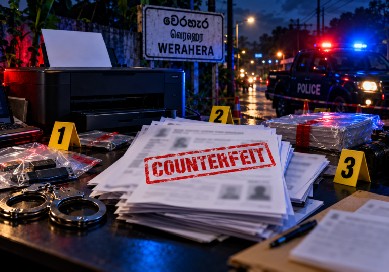 Police investigation into fake driving licences allegedly produced and sold by a couple in Werahera.