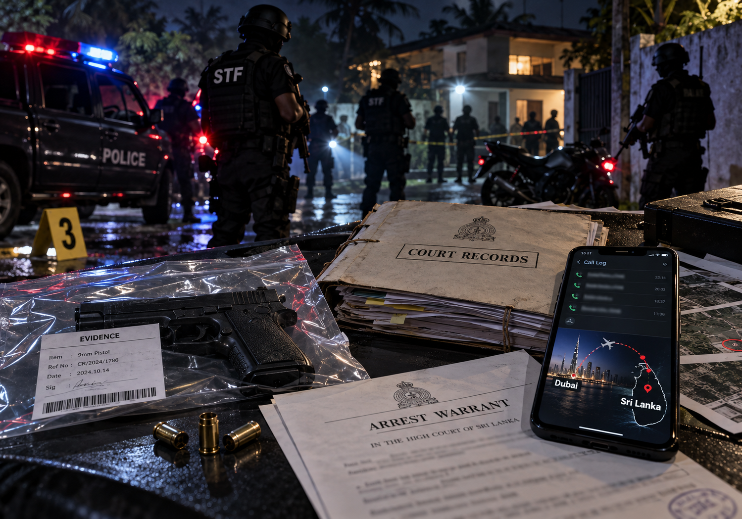 Dubai–Sri-Lanka-Night-Raid-Evidence